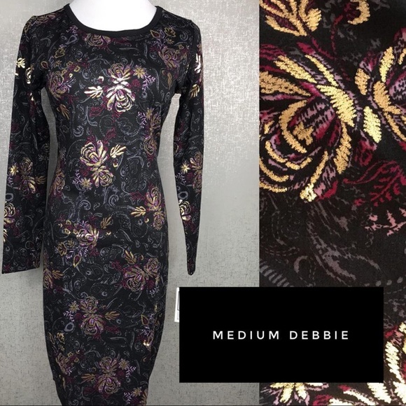LuLaRoe Dresses & Skirts - ✨ LulaRoe NWOT Elegant Floral Debbie Dress SMALL